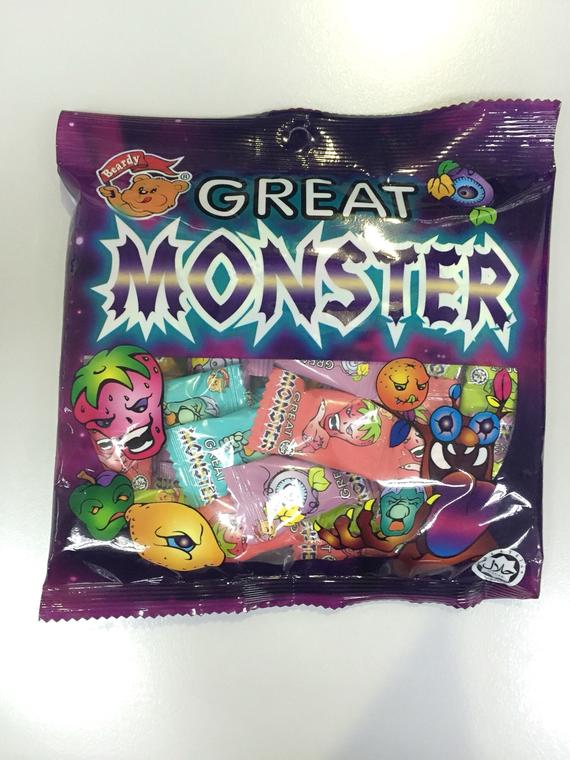 3424116 Beardy Great Monster Candy 24X100G