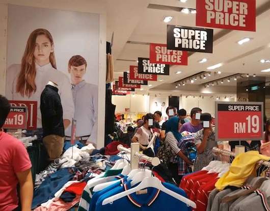 Padini Concept Store and Brands Outlet Clearance Sale