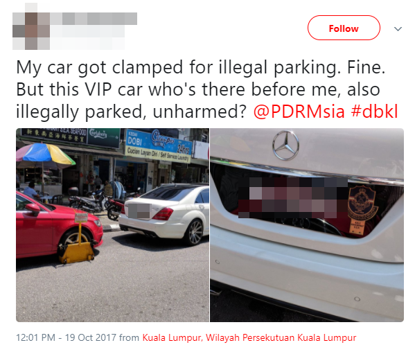 malaysian vip and civilian park illegally only civilians car gets clamped world of buzz 3