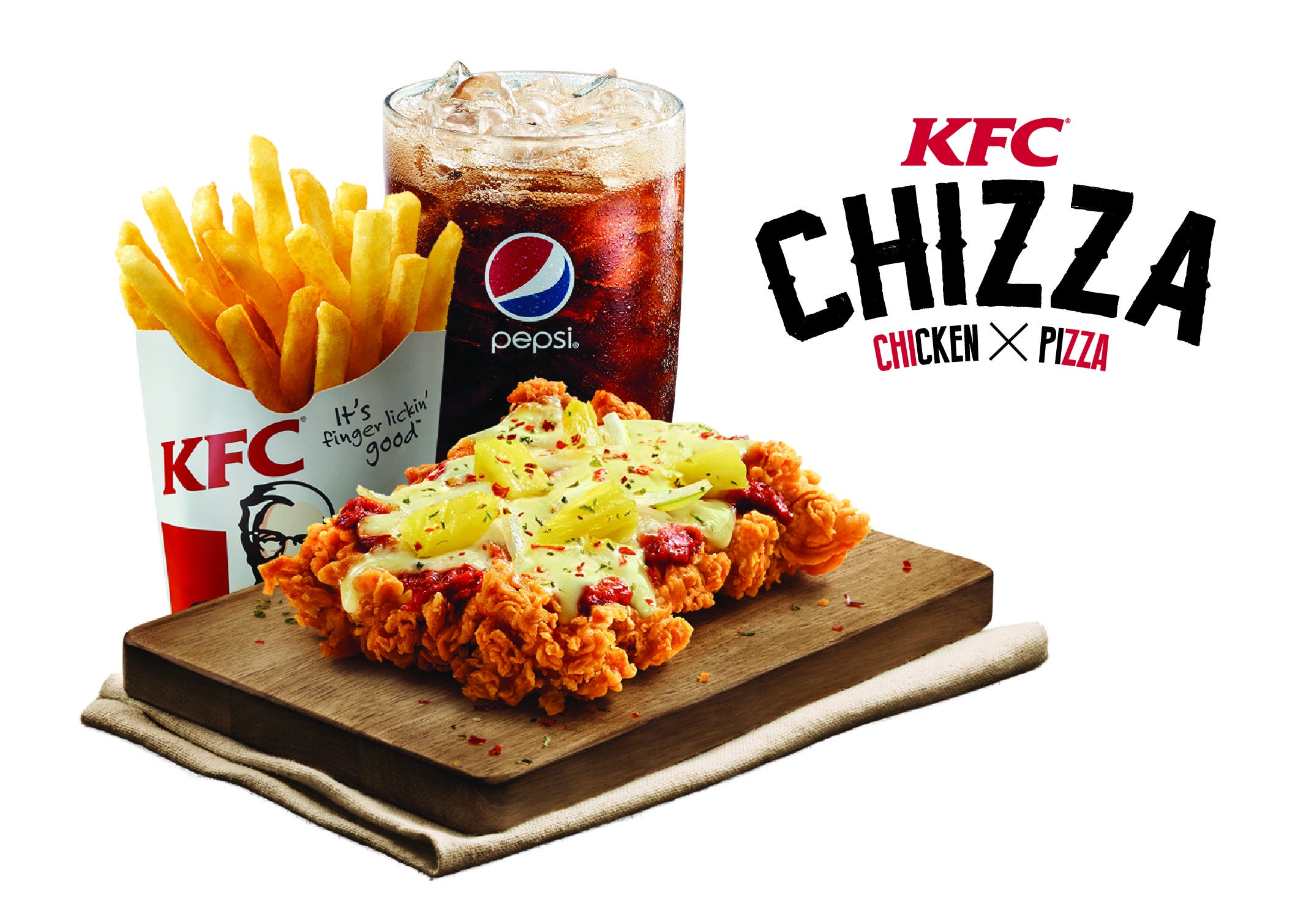 3 Kfc Chizza Combo