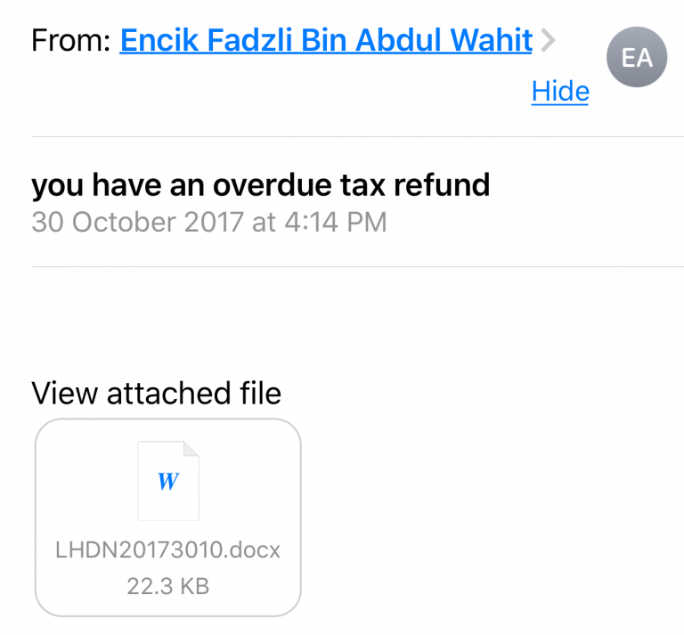 Msians Bank Account Gets Wiped Out After Clicking Into E Mail From Government World Of Buzz 4