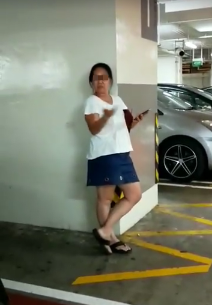 rude woman says she has money to burn when caught hogging family parking lot world of buzz