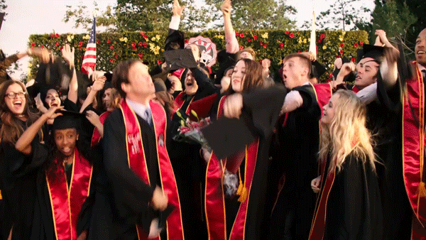 Graduation Gif By Cooper Barretts Guide To Surviving Life Downsized Large