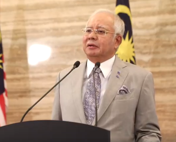 prime minister najib razak just announced dissolution of parliament world of buzz