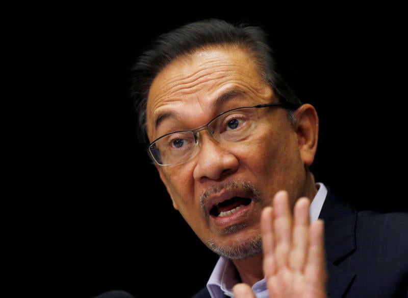 Anwar Ibrahim Reuters