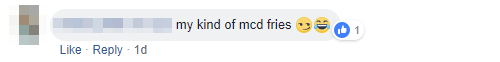 Comment My Kind Of Mcd Fries