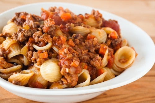 Orecchiette Bolognese