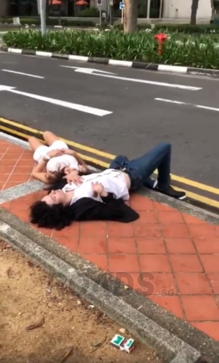 man finds couple passed out by the roadside theyre so drunk that his shouts couldnt wake them up world of buzz 3