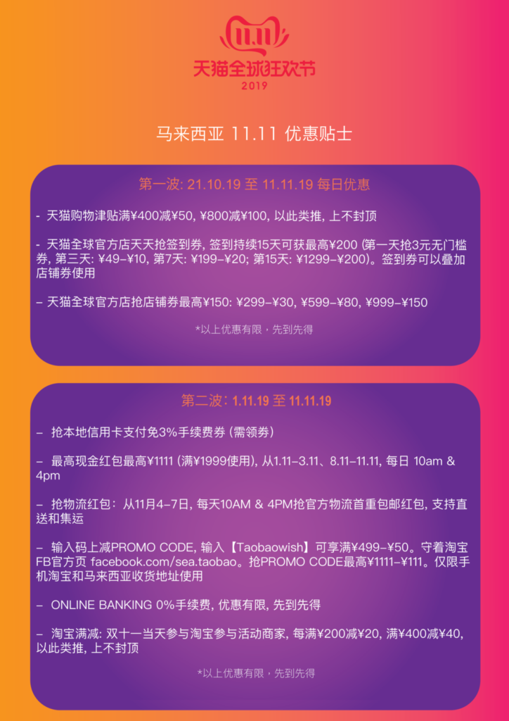 Chi Alibaba 11.11 Promo Guide
