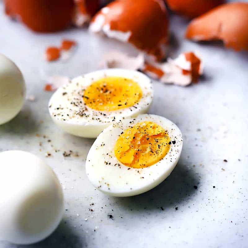 Easy To Peel Hard Boiled Eggs Square