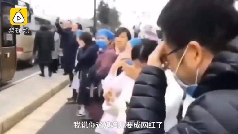 I Love You Man Breaks Down Cries As Nurse Wife Boards Bus To Help Fight Wuhan Virus World Of Buzz 6 768X433 1