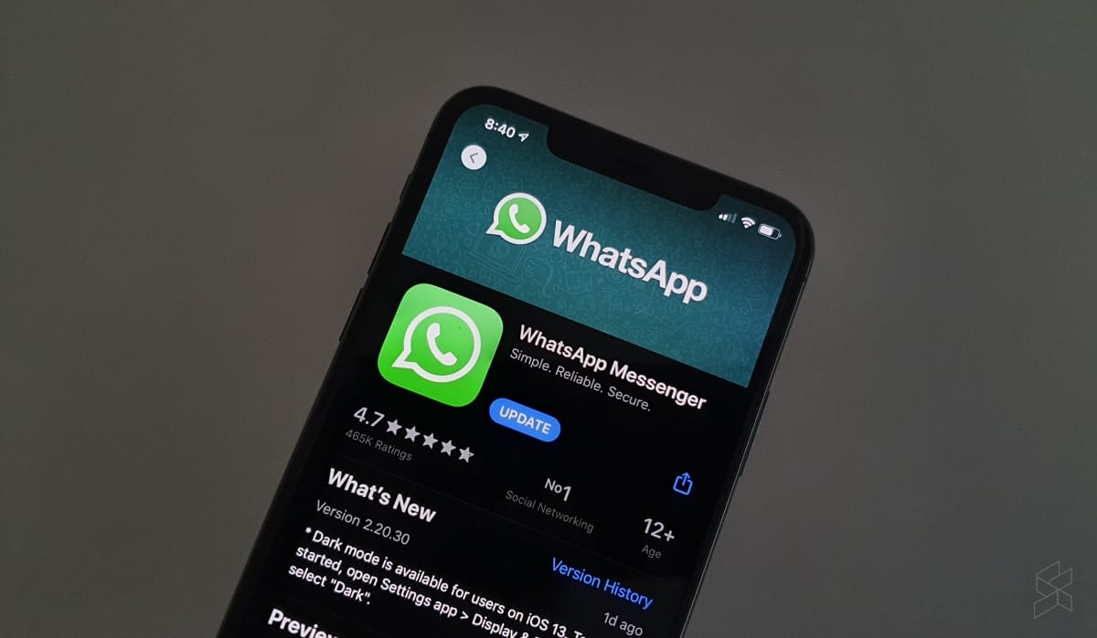 200304 whatsapp dark mode