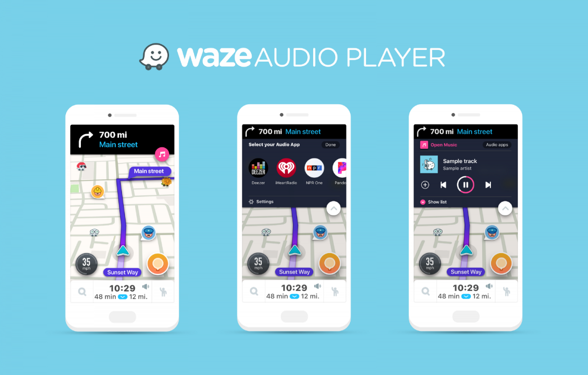 Waze Adds 7 New Streaming Services To In App Player