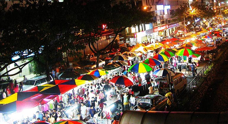 night market pasar malam johor