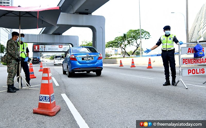 Mask Covid19 Roadblock Mco Police Army Cheras Fmt 270320