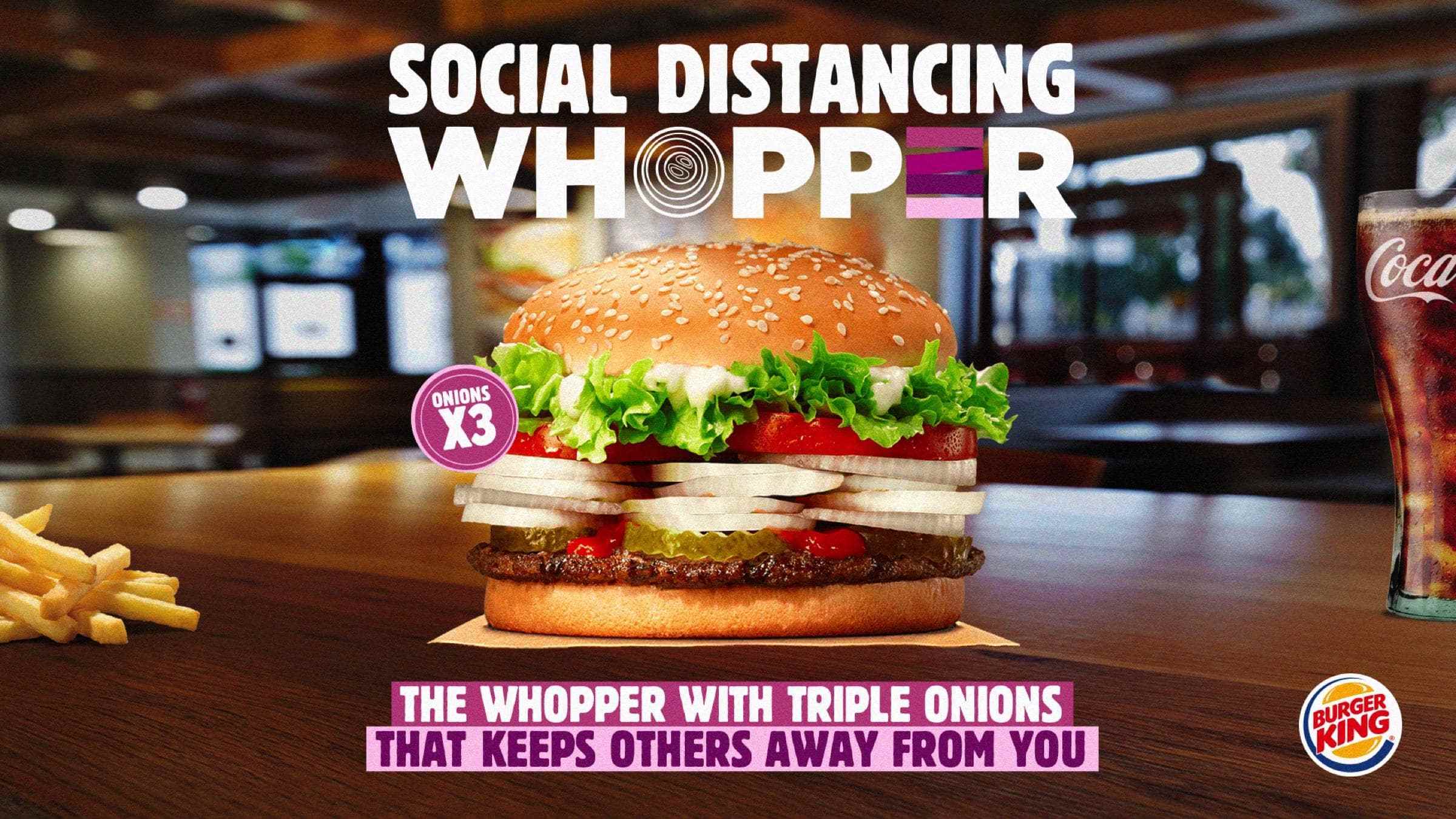 Social Distancing Whopper Ft