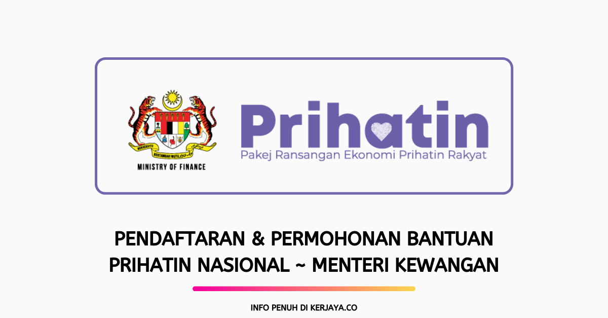 Pendaftaran Permohonan Bantuan Prihatin Nasional