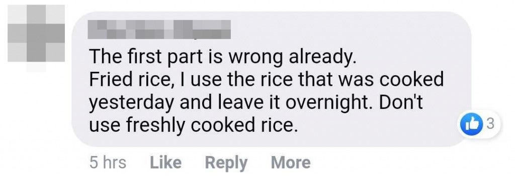 Comment Overnight rice