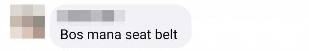 Comment Seat Belt 2