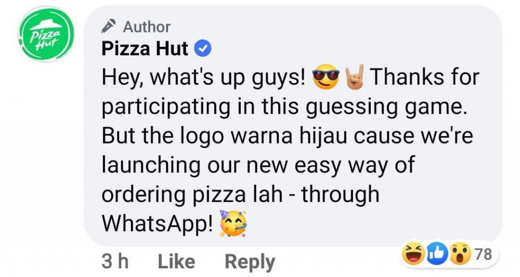 Comment Pizza Hut Wa