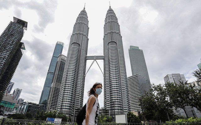 Petronas Twin Towers in Kuala Lumpur