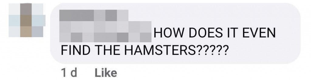 Comment How To Find Hamster