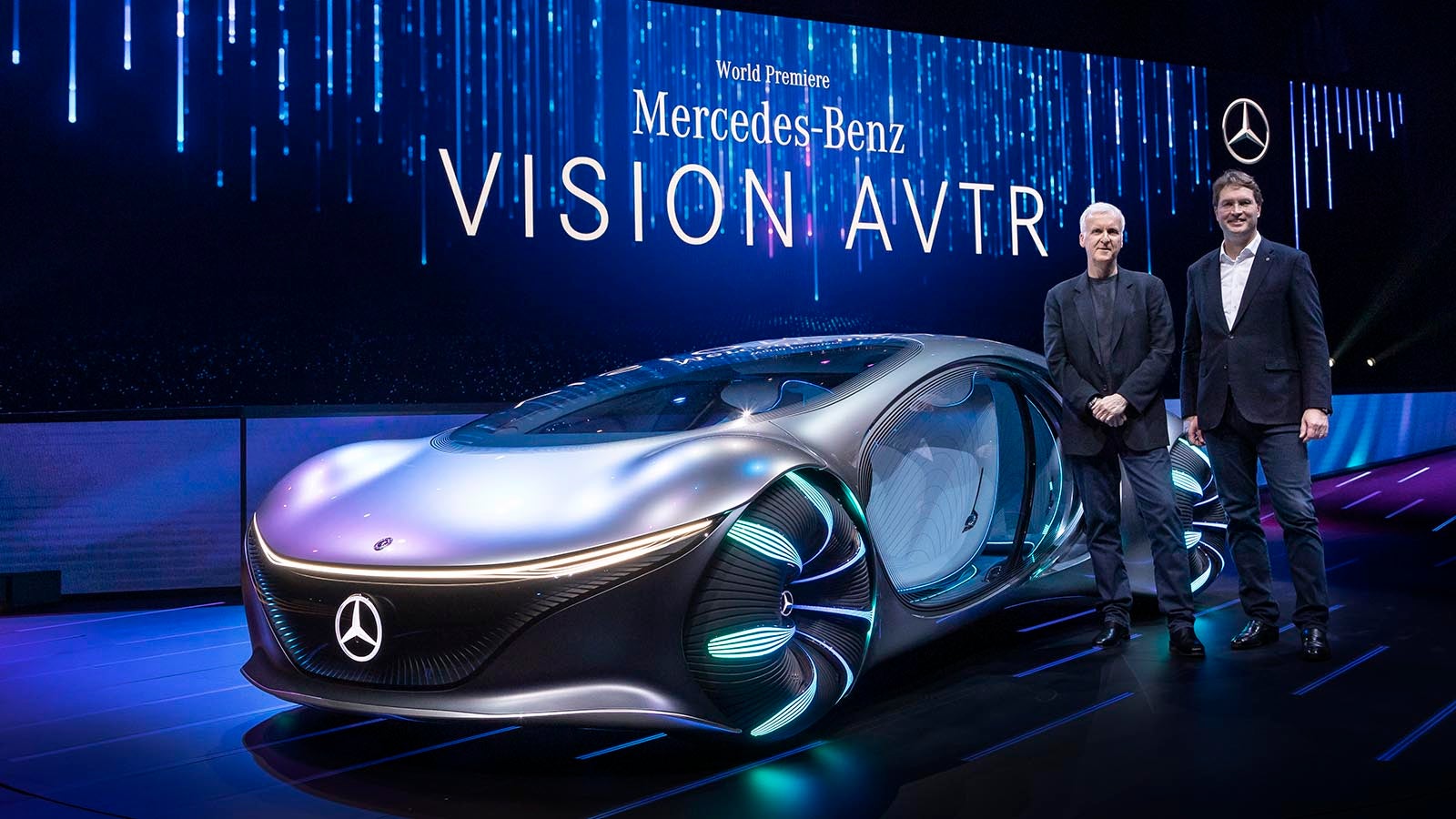 Mercedes Benz Vision AVTR with Cameron and Kallenius