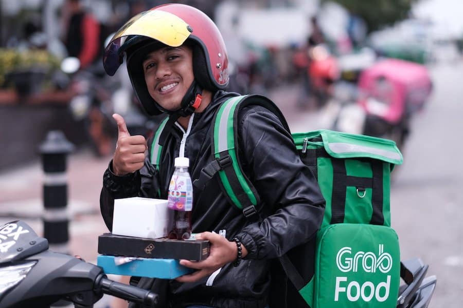 cara daftar grab food rider