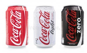 Coca Cola Light Zero Normal Hilversum Netherlands January Carbonated Soft Drink Sold Stores Restaurants Vending 37045032