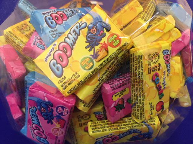 Boomer bubble gum