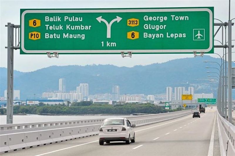 Penang bridge cameras