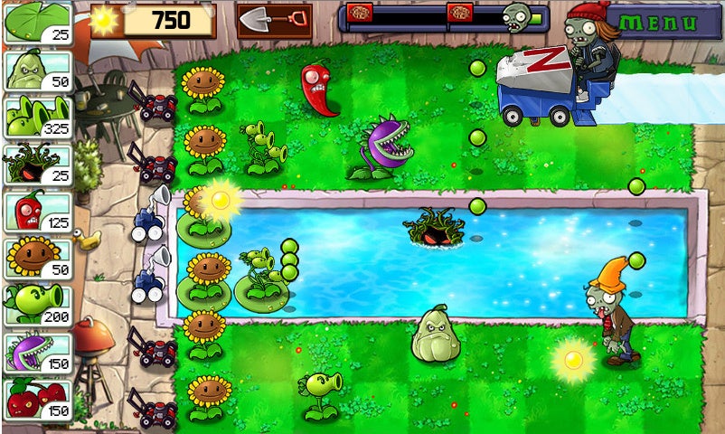 Plants Vs Zombies Now Available On Windows Phone 7 2