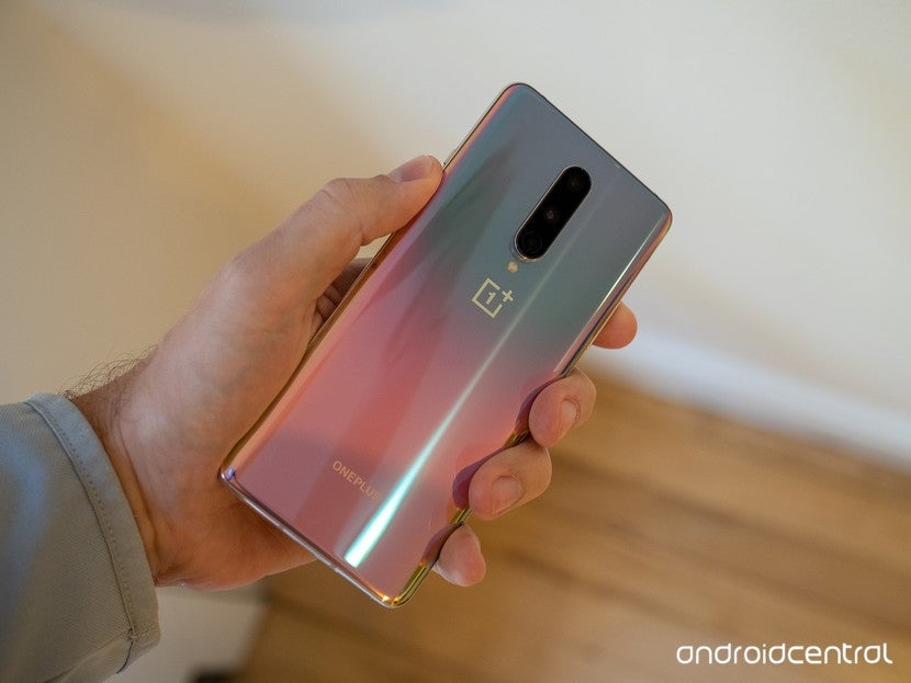 Oneplus 8 Interstellar Glow In Hand Back