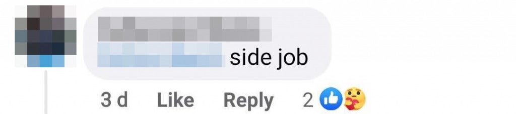 Comment Side job