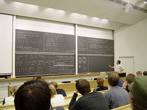 480Px Mathematics Lecture At The Helsinki University Of Technology