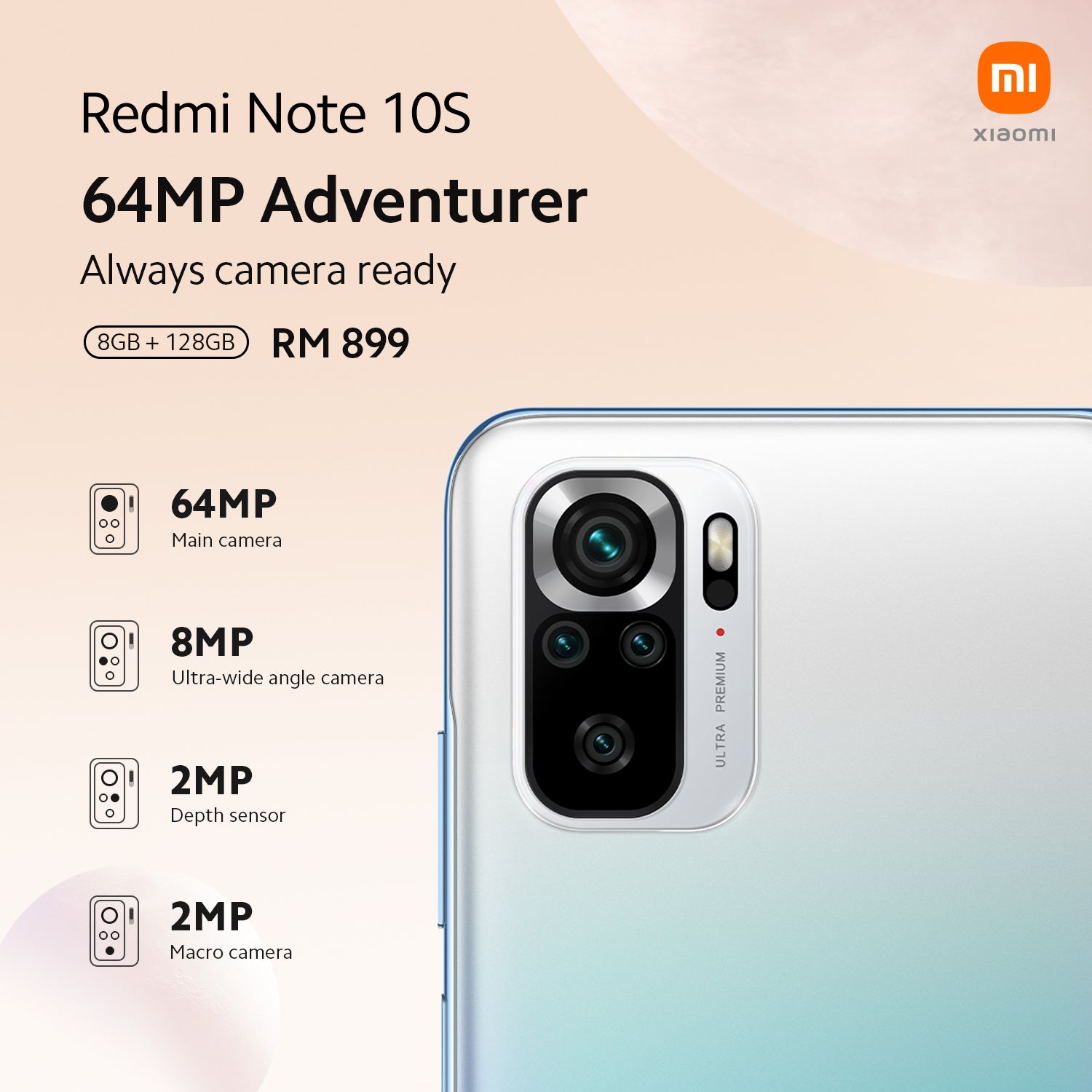 Redmi Note 10S Camera Lens