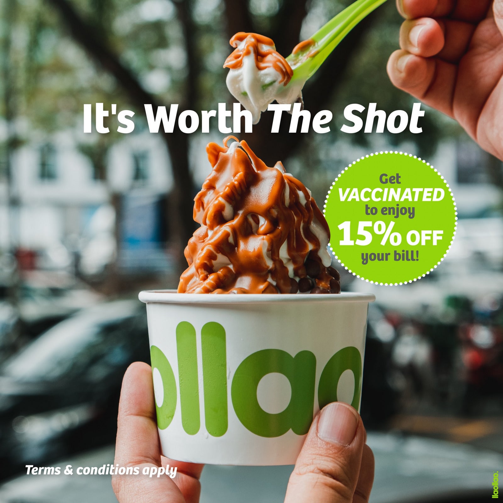 Llao Llao Malaysia Claim After Vaccination