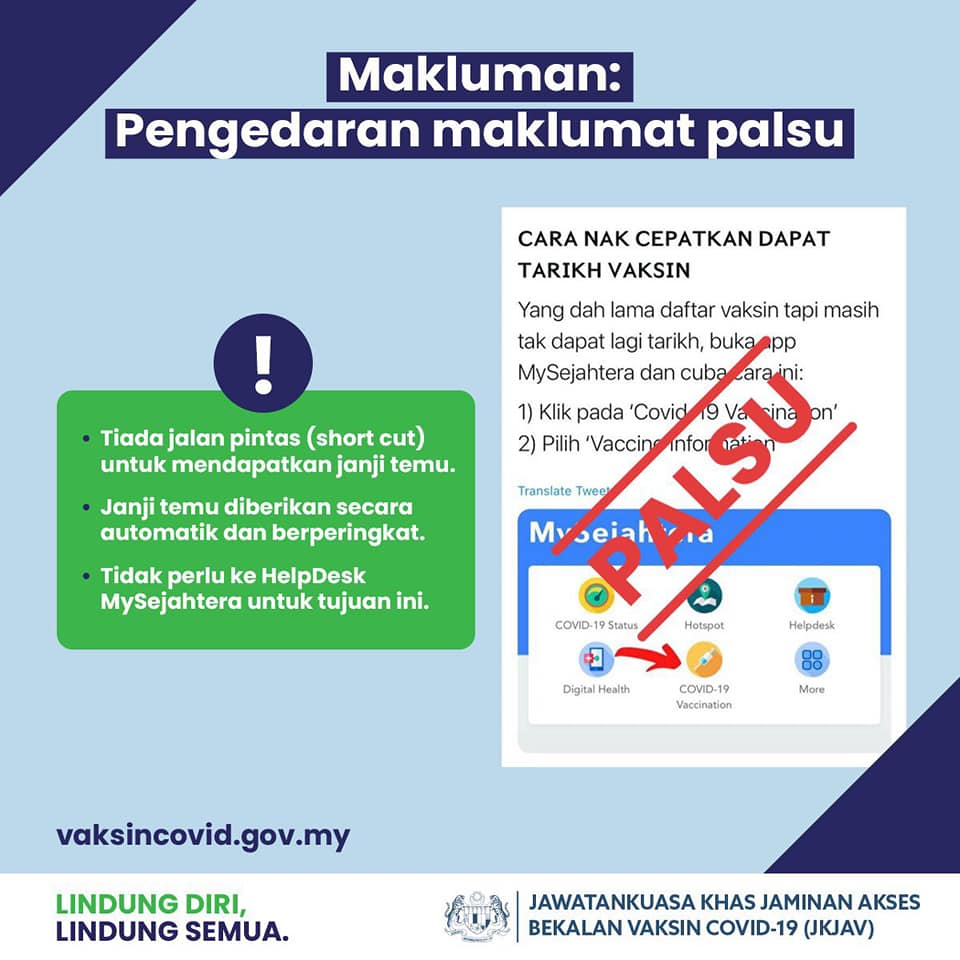 Kkm Jkjav Mysejahtera Helpdesk Purpose Is Fake News 2