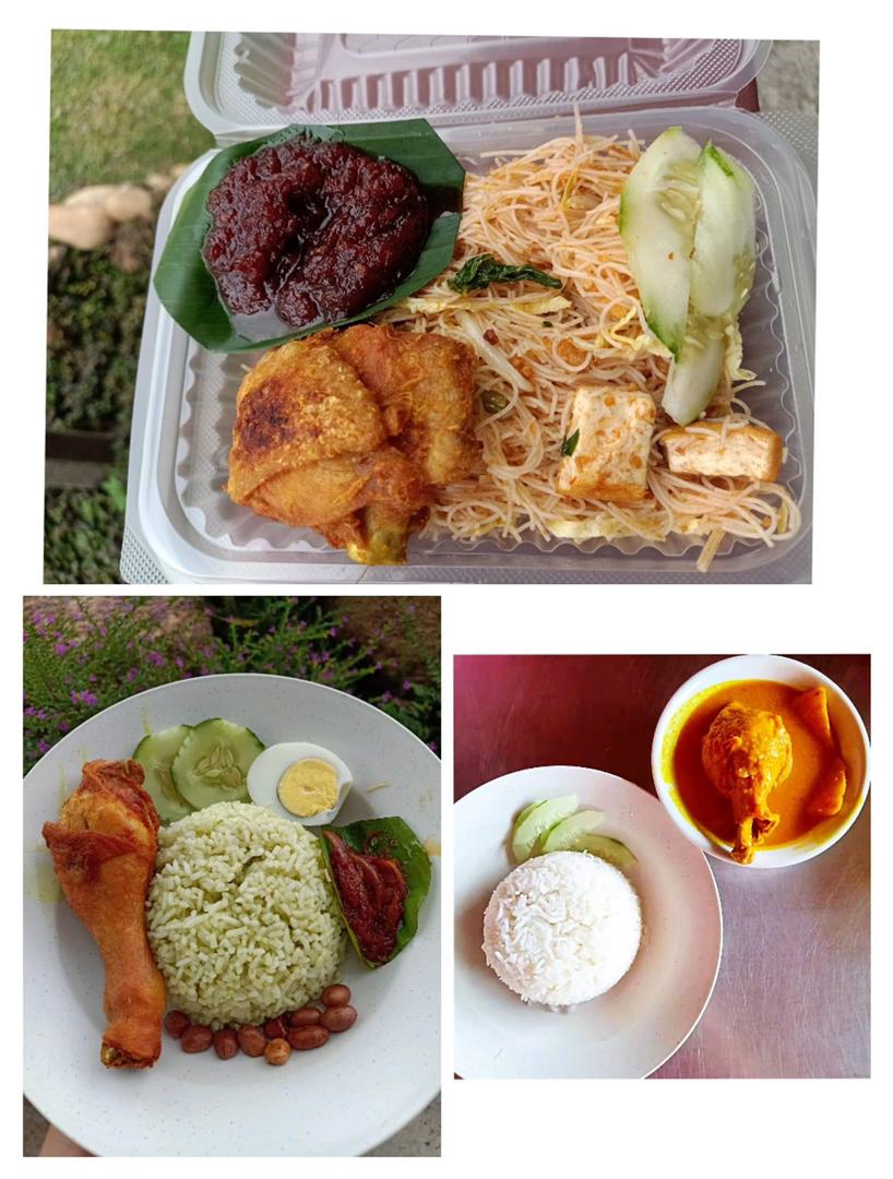 Nasi Lemak Bihun Siam Nasi Kari Ayam