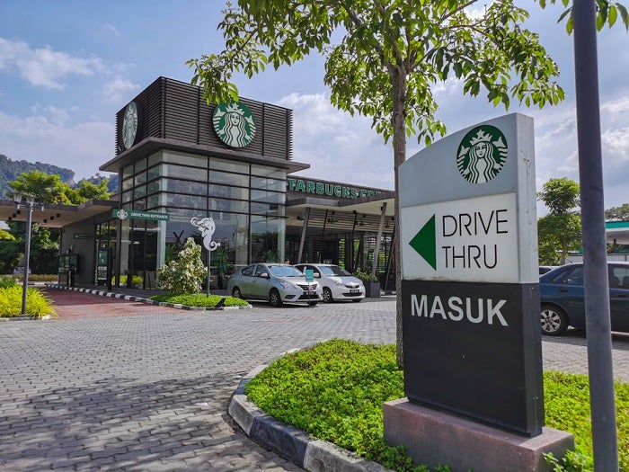 Starbucks drive thru Malaysia