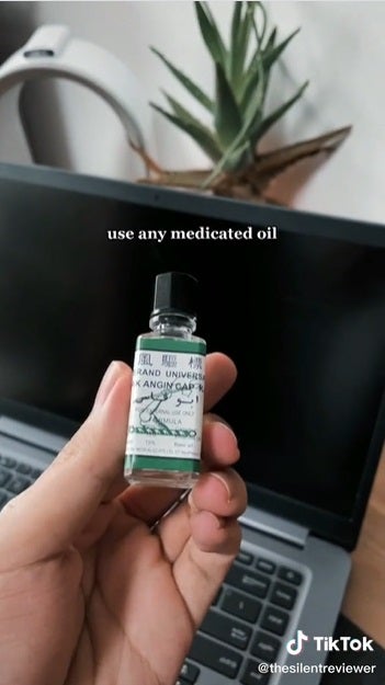 medicated oil