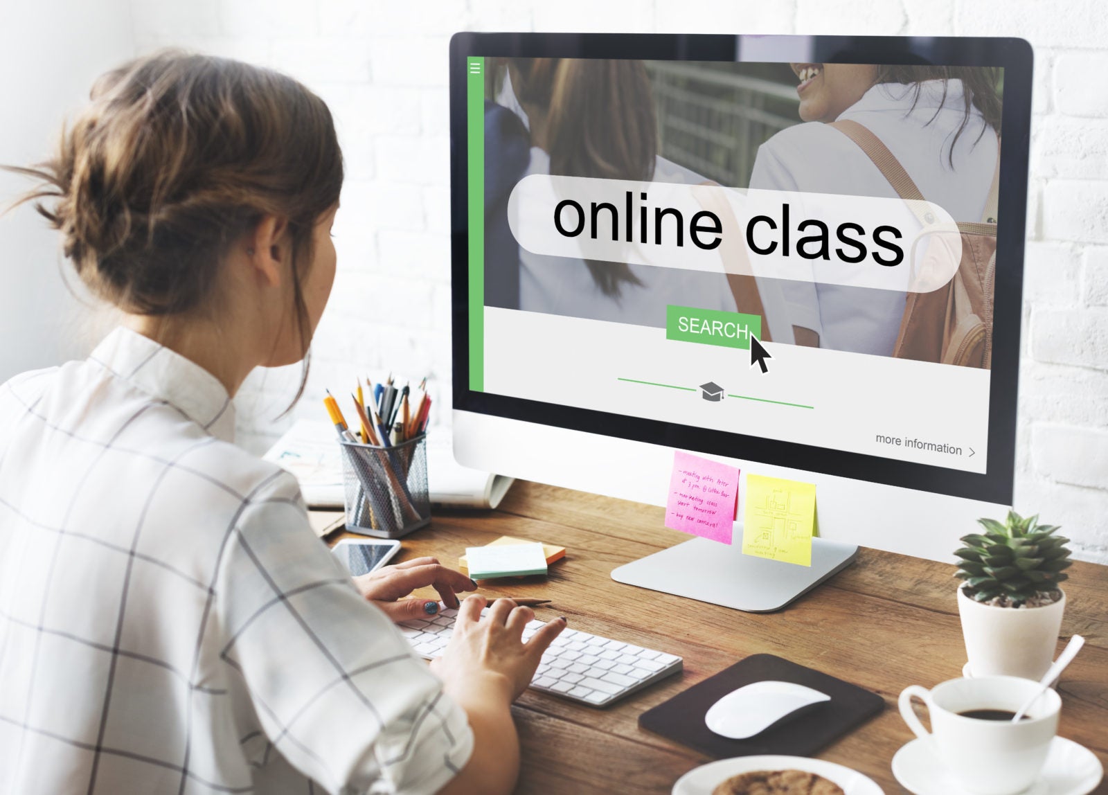 online student attend online class sleepy