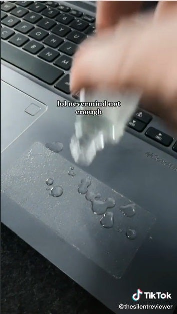 Pour On Laptop