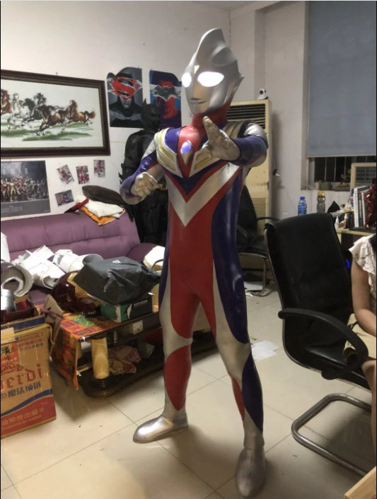 ultraman costume at home