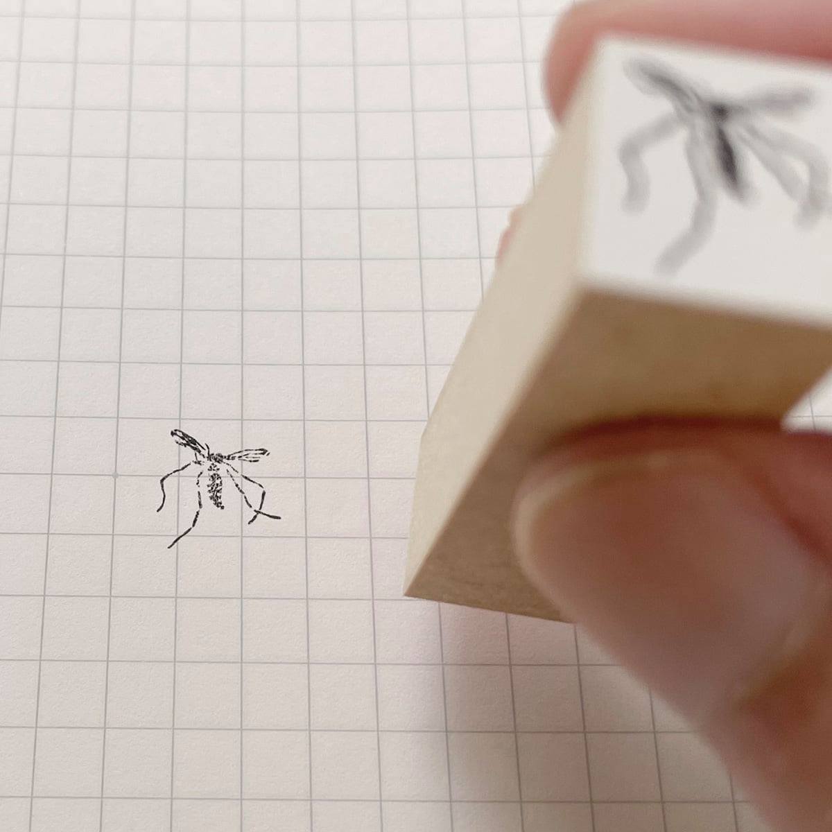 Mosquito Stamp On Paper