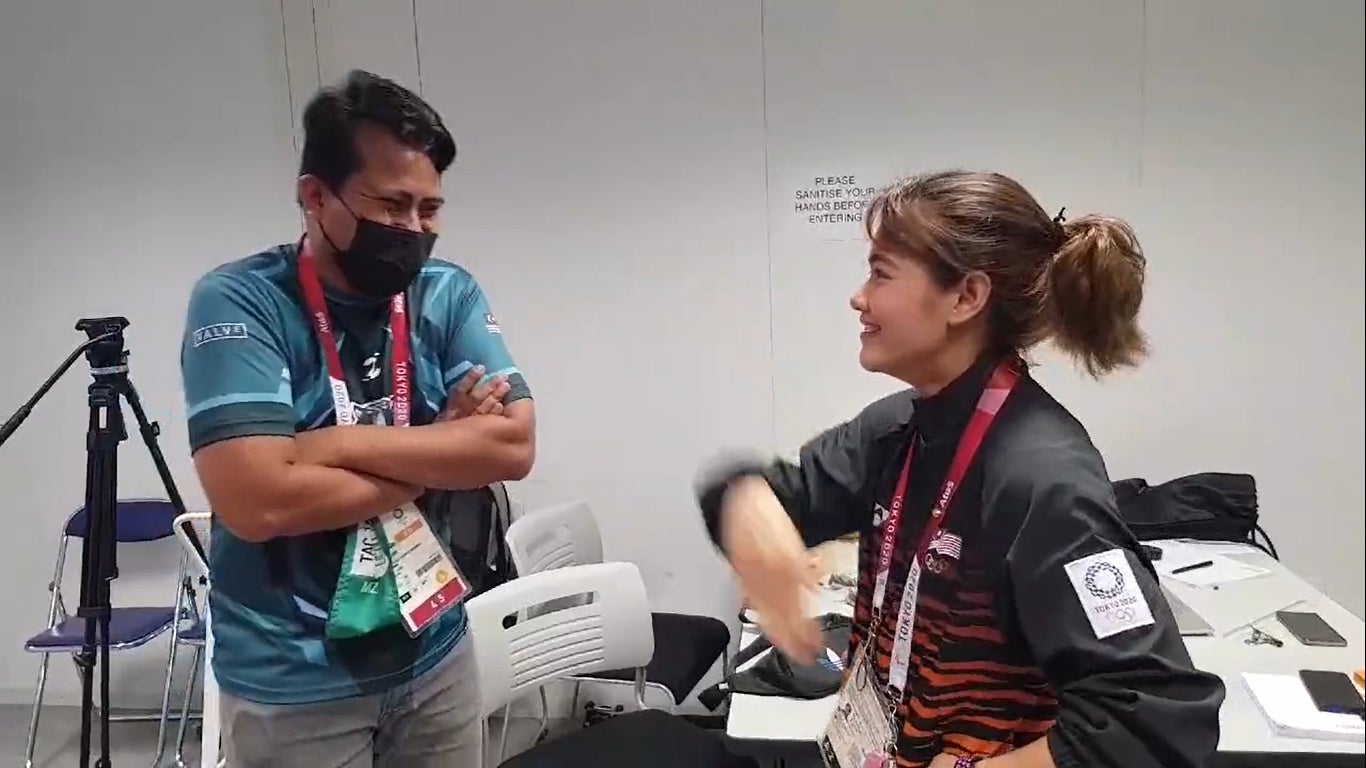 Nur Dhabitah Sabri Speaks Mandarin To Astro Arena Reporter Adam Zamri 5