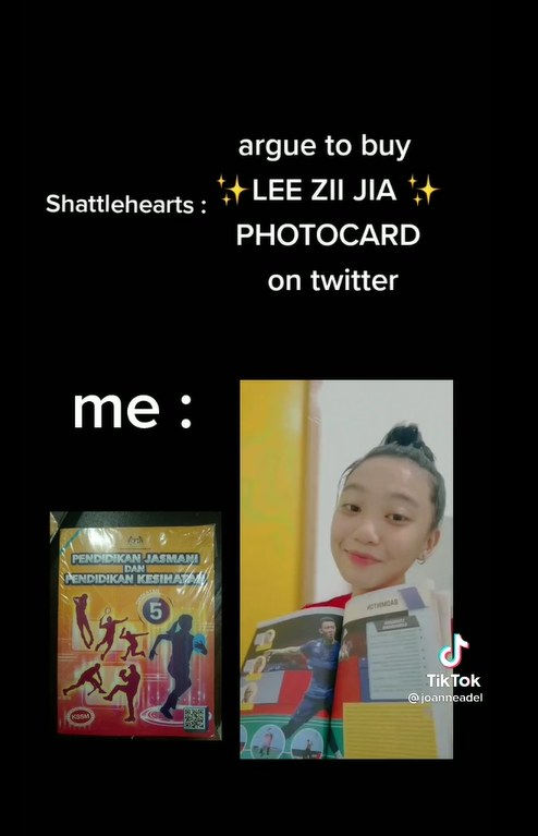 Ss3 Msian Girl Shows Off Lee Zii Jia Photo In Form 5 Pjk