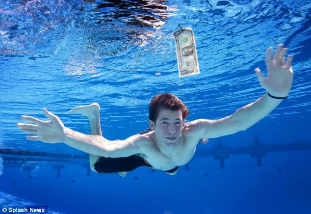 Spencer Elden Recreate Nivarana Nevermind Album Baby Photo Cover 2