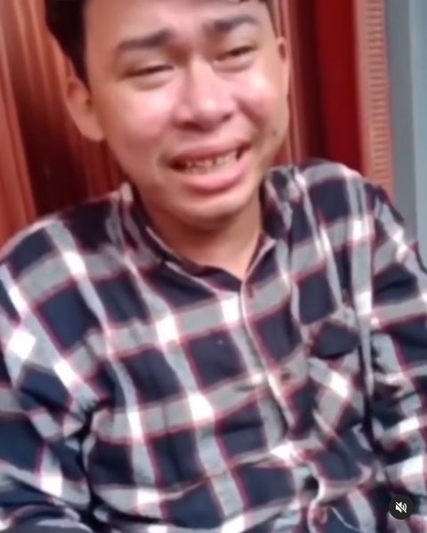 man cry