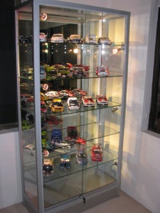 Model Car Display Cabinet